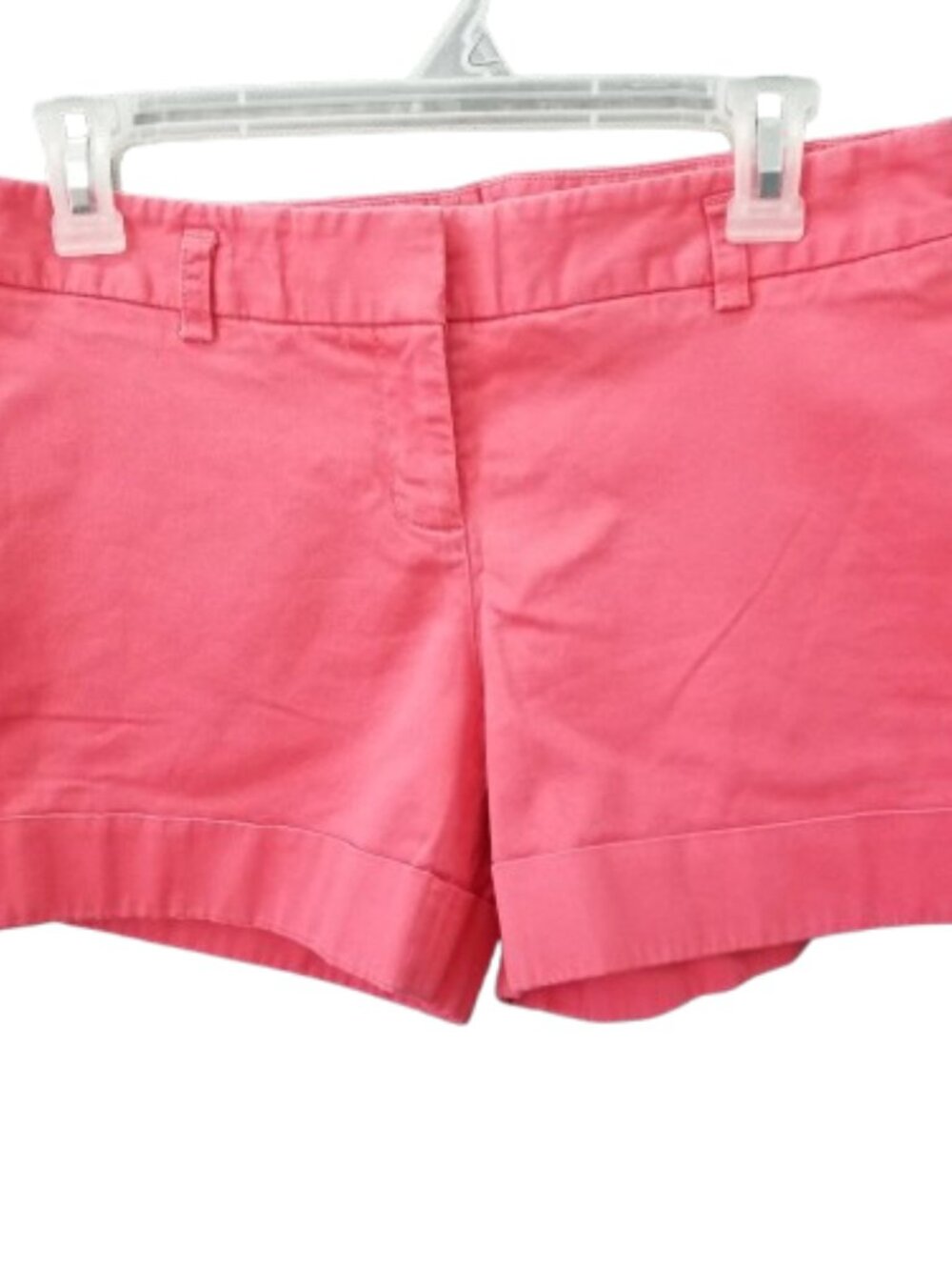 Express Shorts Pink Cuffed Flat Front Chino Shorts 2
